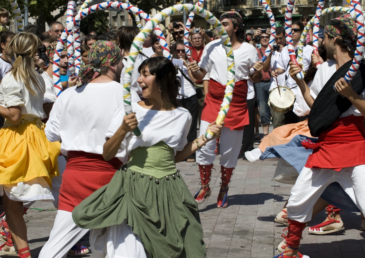 Traditional dancers at a festival