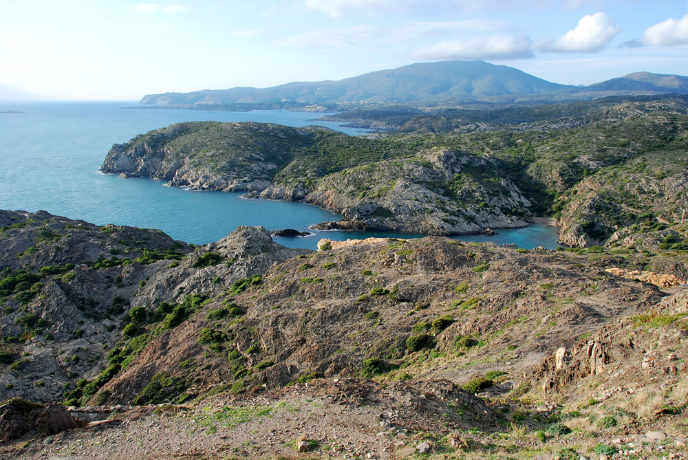 The headland of Cap de creus and the Mediterranean Sea
