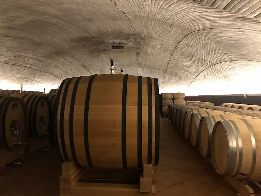 The wine cellar at Alvaro Palacios winery in the Priorat